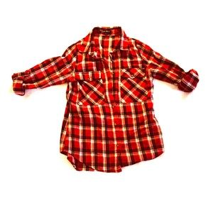 Red plaid shirt